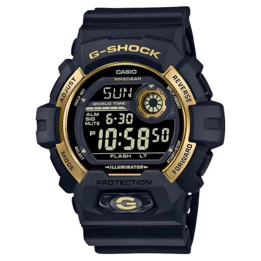 Casio G-SHOCK G-8900GB-1 Men's Watch Dynamic Designed Digital Gold Ion Plating